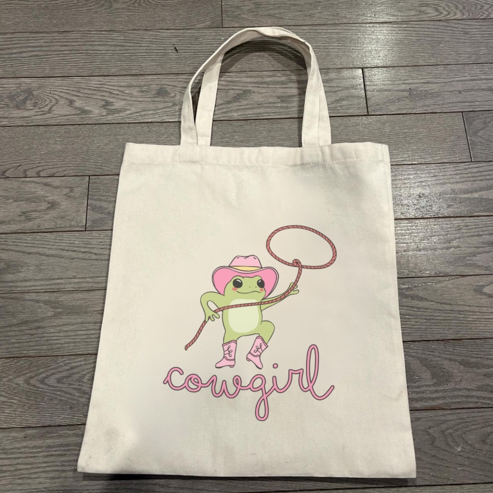 Cowgirl Tote Bag - Cream